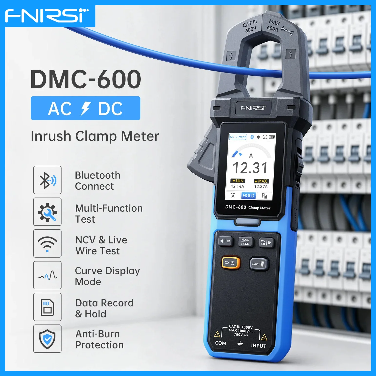 fnirsi-dmc-600-dmc-600a-pince-amperemetrique-numerique-pour-mesurer-les-courants-de-demarrage-courant-alternatif-continu-600-a-bluetooth-valeur-efficace-reelle-true-rms-10-000-points-de-mesure-enregistrement-des-donnees-de-test-de-courant