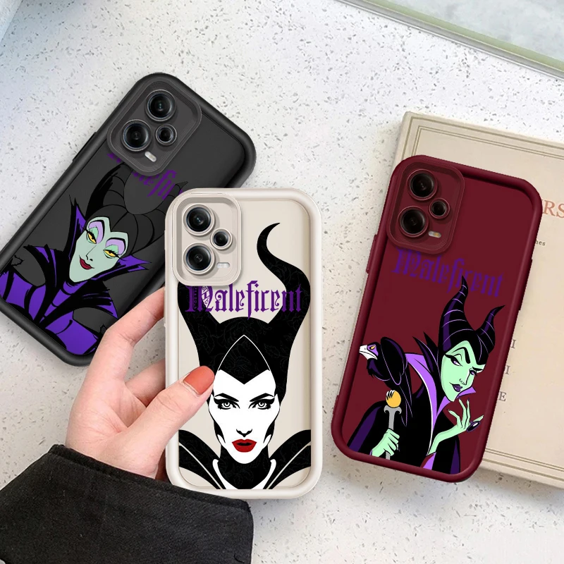 Disney Maleficent Art Eye Ladder For Xiaomi Redmi Note 13 12 12C 11 11S 10 10C 10A 9C 9A Pro 5G TPU Phone Case