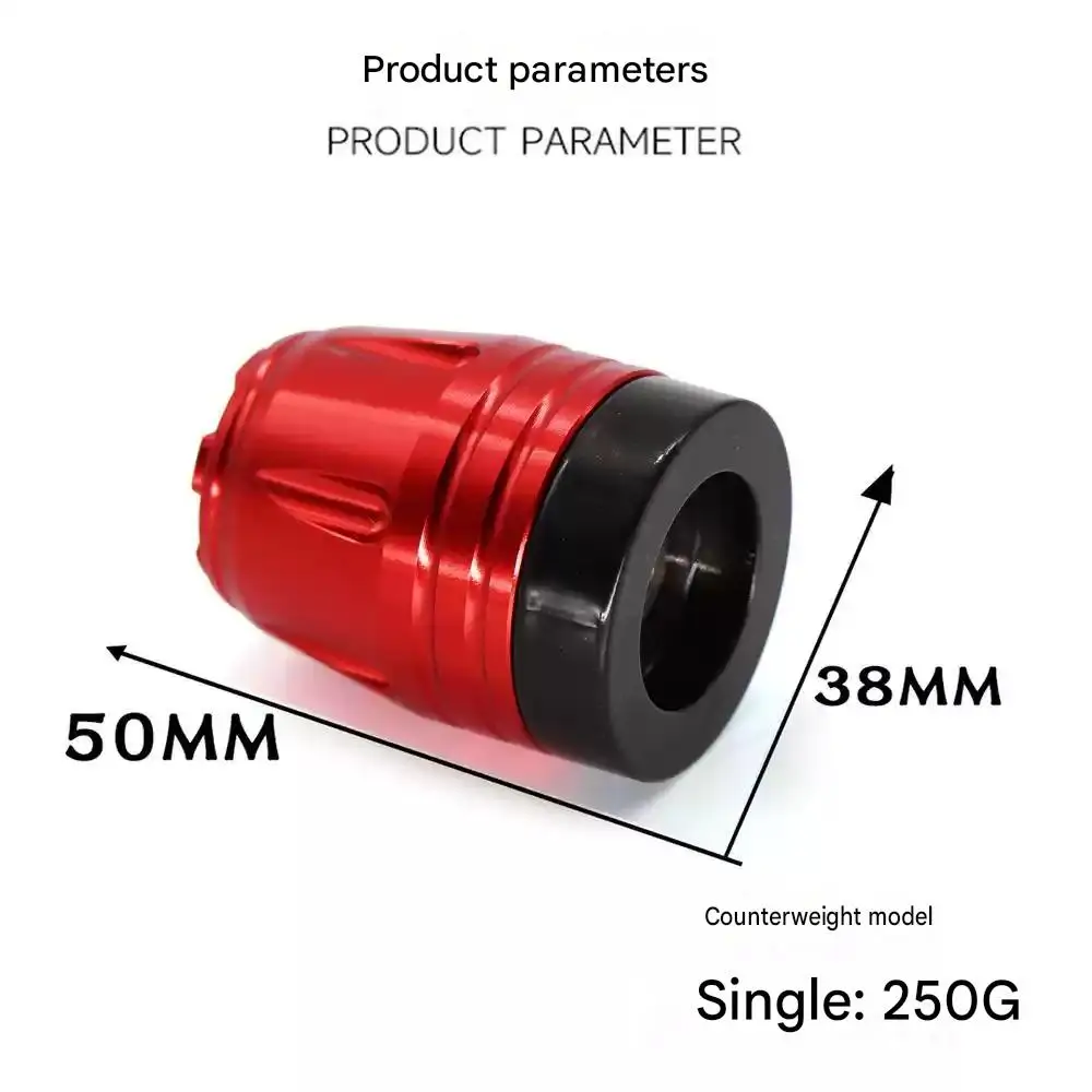 Stainless Steel Handlebar End Weights for ZONTES 703RR – Weighted, Stylish, and Non-Destructive Installation Accessory