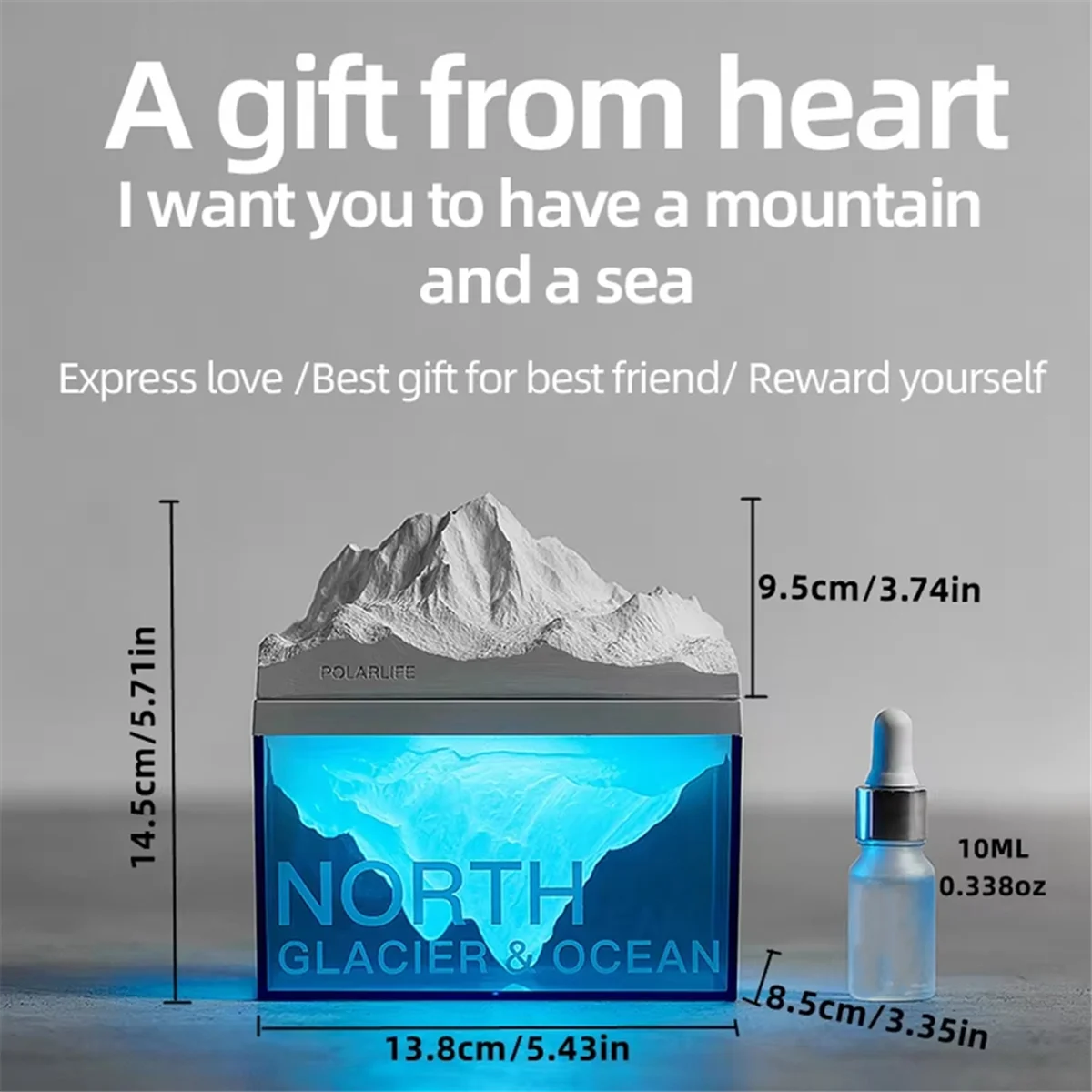 ABJZ Multifunctionele nachtlampjeluidspreker met geurverspreider en draadloze audioluidspreker Muziekluidspreker, slaapsfeerlicht