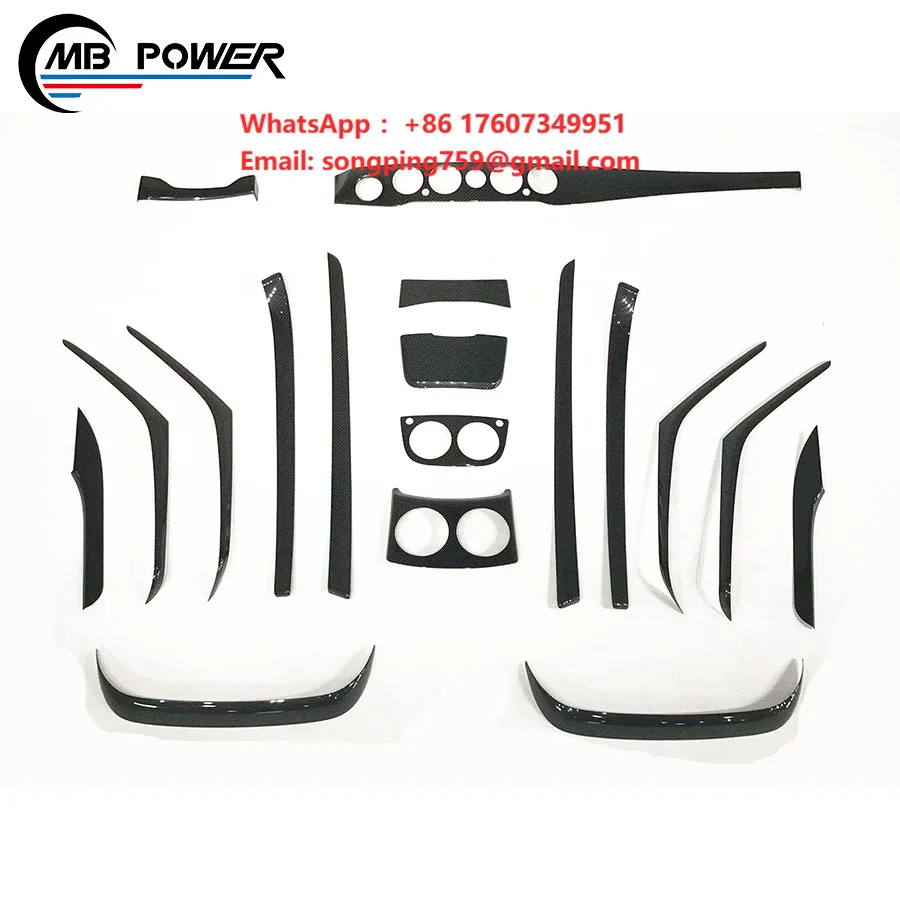 2021New S Class W222 S320L S400 S63 S450 S65 Carbon Fiber Luxury Interior Trims  Carbon Fiber Parts Interior Decoration