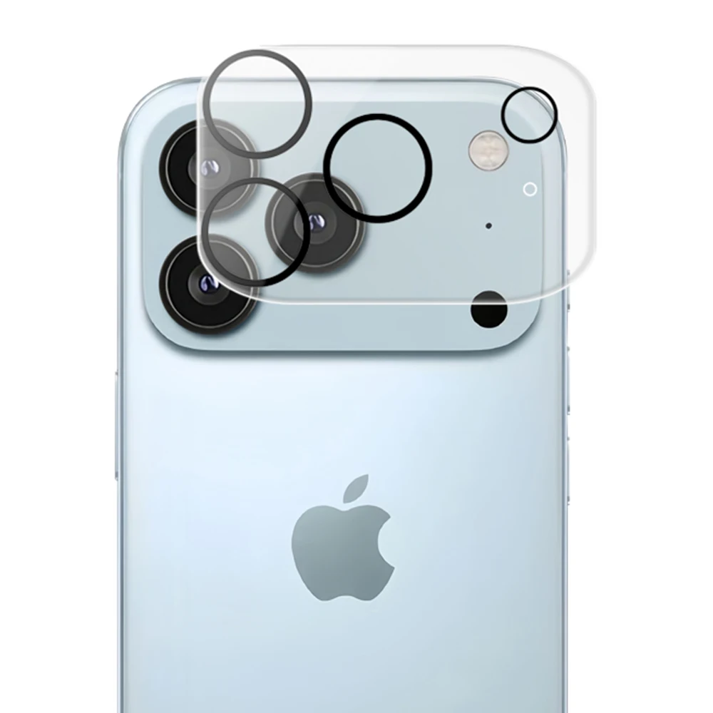 Mocolo para iphone 17 pro max protetor de lente de câmera impressão de seda filme de lente de vidro temperado design de círculo noturno