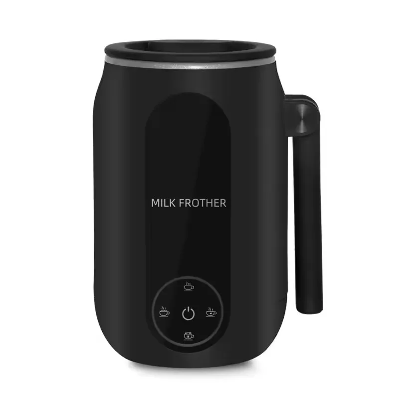 Neuer elektrischer Milchaufschäumer, 4-in-1, automatischer Mixer für Kaffee, Milchaufschäumer, faltbarer Griff, Milchheizung, Dampfgarer, Schäumer