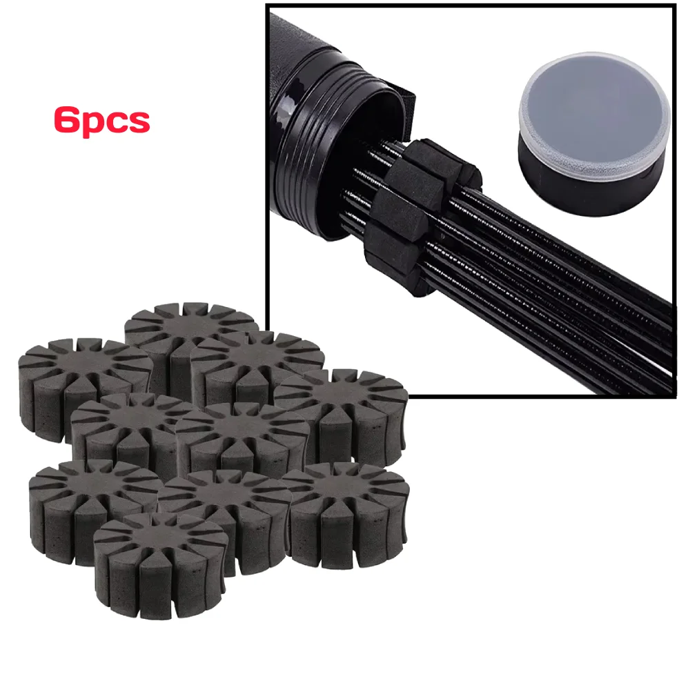 양궁 화살 거치대 EVA 폼 라운드 랙 및 12 개 화살 분리기, 떨림 방지 디스플레이, 지지대 화살 보호, 6 개