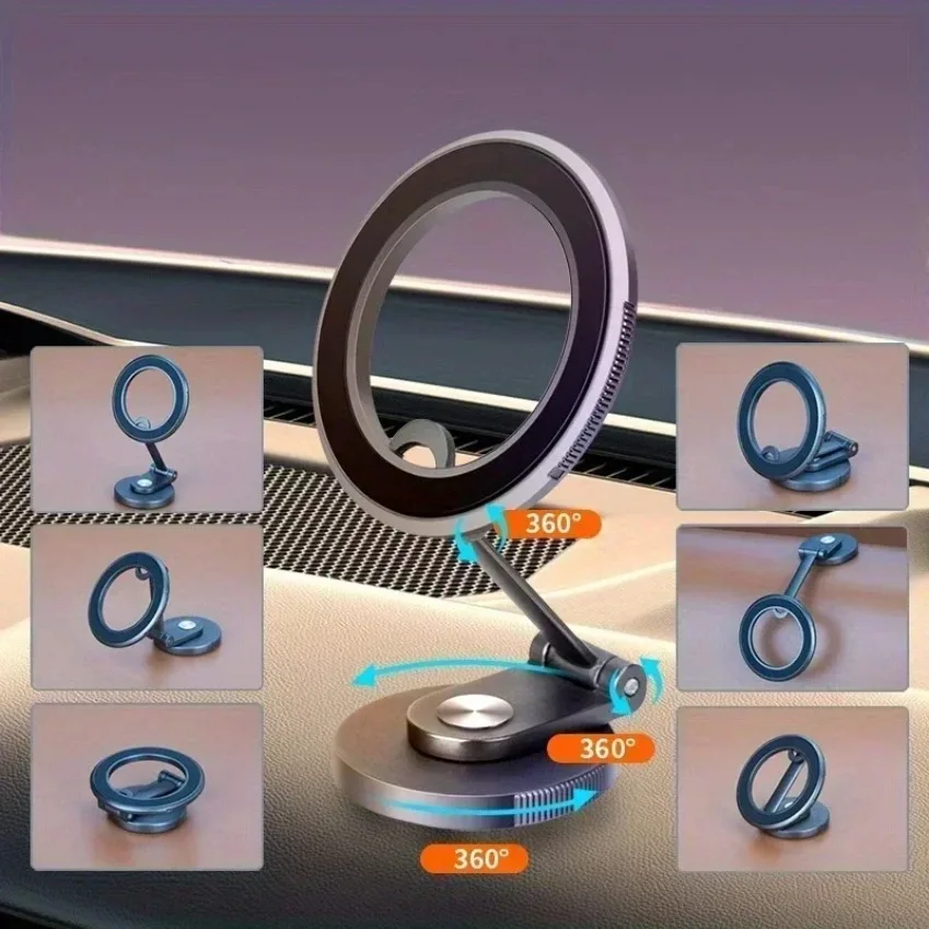 

Магнитный навигационный автомобильный держатель для телефона, клейкая приборная панель, подставки для телефона, сильное магнитное притяжение для iPhone 17 16 15 Pro Max