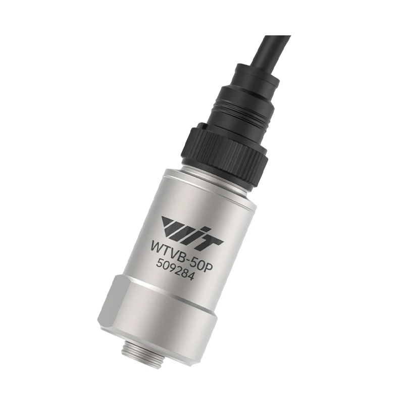 WitMotion IEPE Piezoelectric Vibration Sensor Accelerometer Transmitter 4-20mA Output for Motor Pump Bearing Temperature Monitor