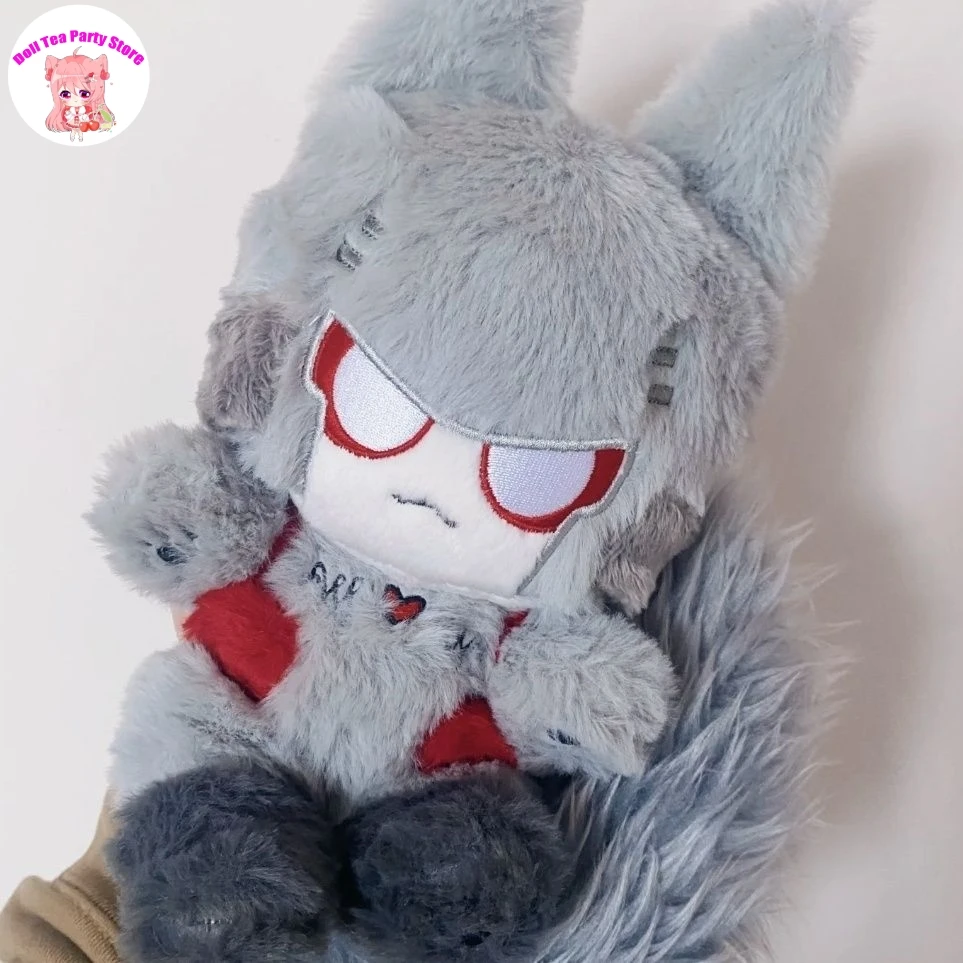 

20cm Cute Cat Monster Beast Ears Tail Handsome Cosplay Plush Doll Stuffed Body Anime Dress Up Clothes Plushies Toys Gift