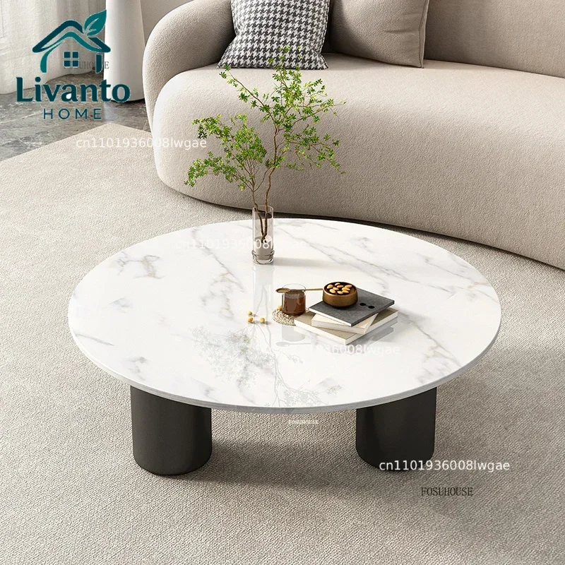 

Nordic Home Small Apartment Tea Table Light Luxury Glass Coffee Tables Creative Design Sofa Side Table for Living Room Furniture