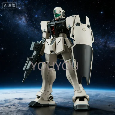 

В наличии Оригинальный сборный набор Bandai Gundam MG 1/100 RGM-79G GM Command Colony Type, аниме-фигурка