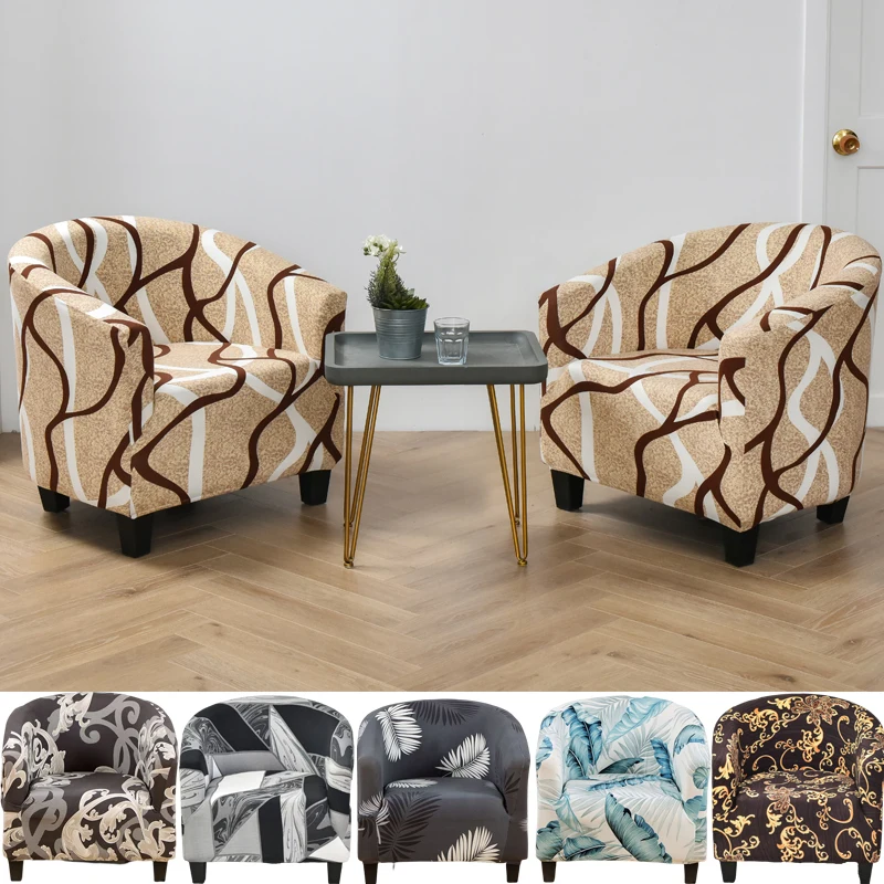 small sofa cover skins protector single seat 1-seater chair cover arm chair slipcovers for dining room floral printed