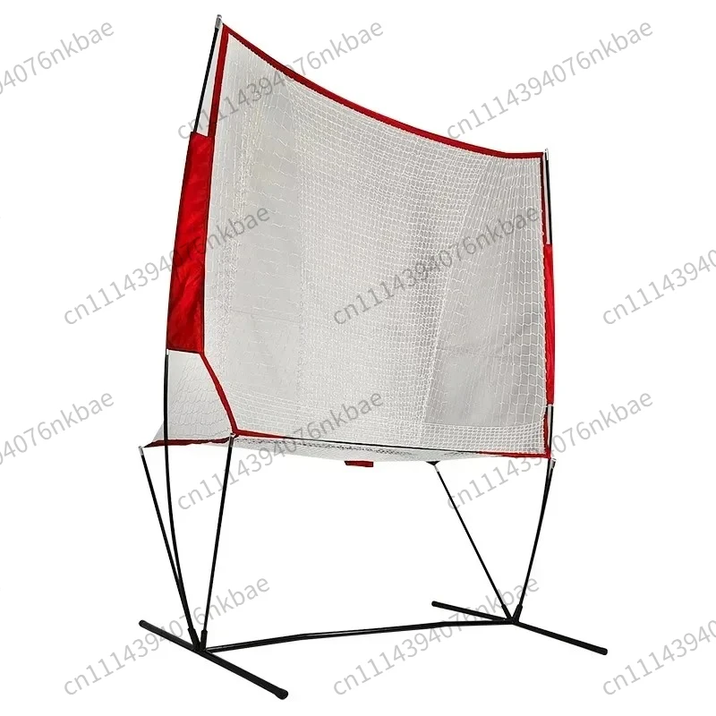 Portable Tennis Rebound Net With Frame Ball Return System Solo Tennis Training Rebounder