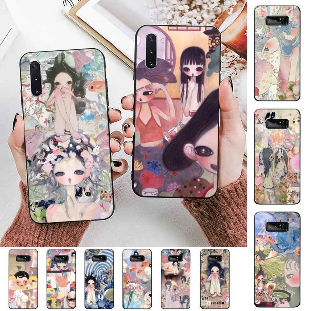 S-Selling Aya Takano Phone Case For Samsung Note 8 9 10 20 pro plus lite M 10 11 20 30 21 31 51 A 21 22 42 02 03