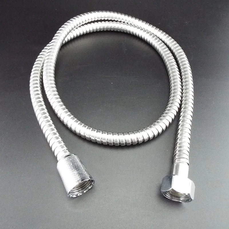 Flexible Shower Hose Plumbing 1.2m/1.5m/2m For Home Bathroom Shower Tube Washlet Extension Pipe Stainless Steel Hose