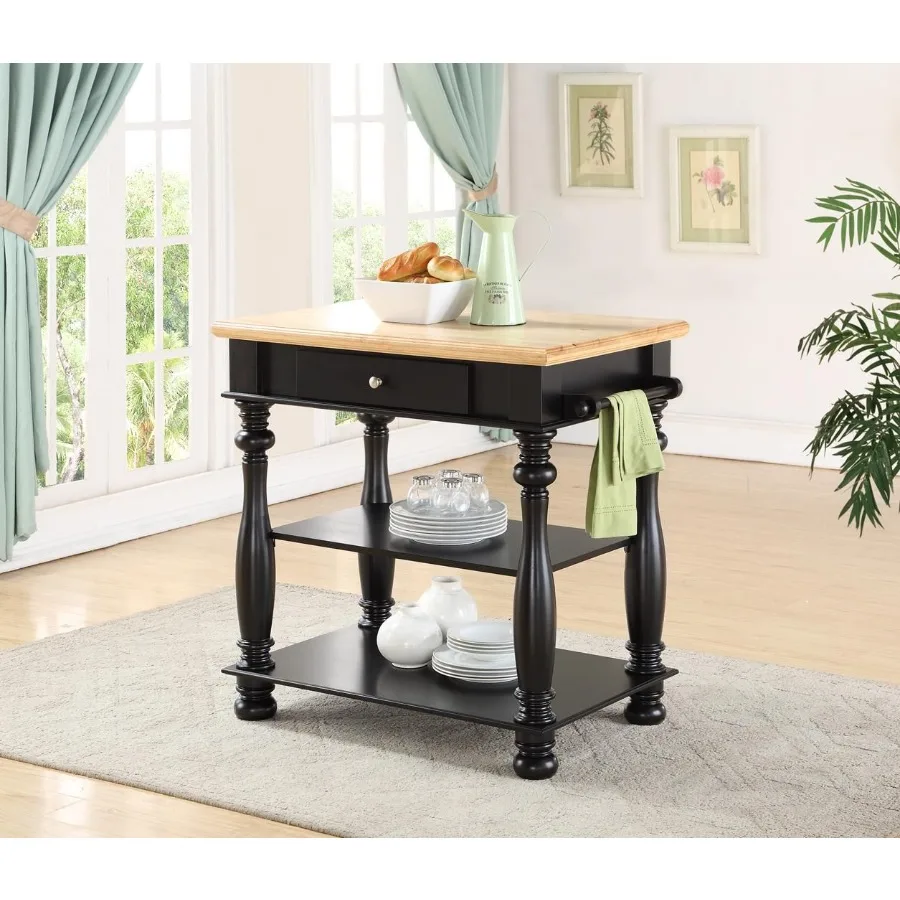 

Black Kitchen Island