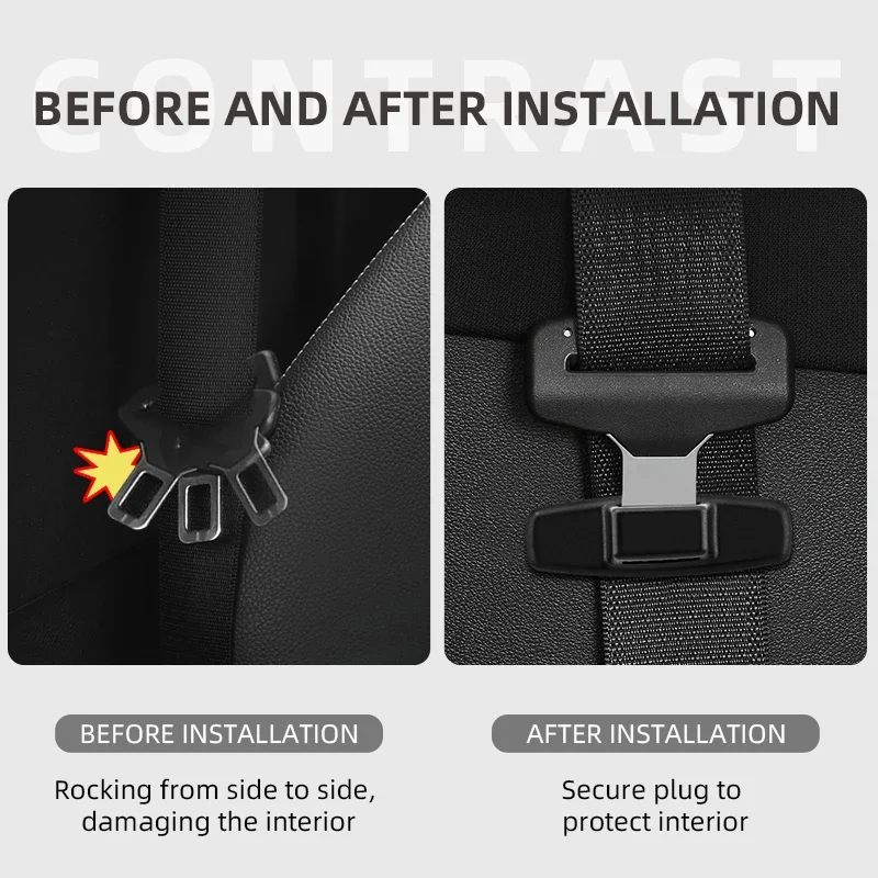 Car Safety Belt Protection Clip Fastener for VW Volkswagen Polo Gol R Golf 4 5 6 7 B7 B6 T5 T4 Passat B6