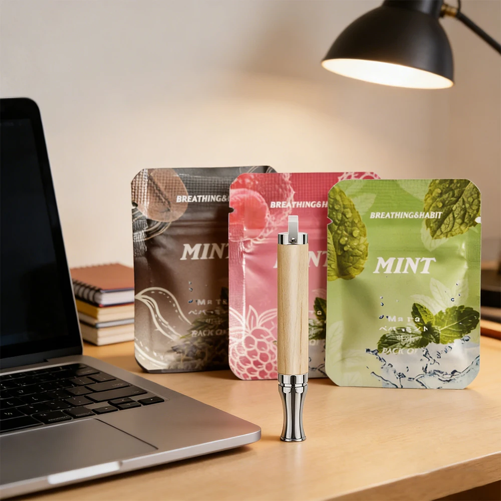 

Безникотиновый деревянный стик для отказа от курения с фруктовым ароматом для расслабления и замены вредных привычек, подарок, аксессуары для курения