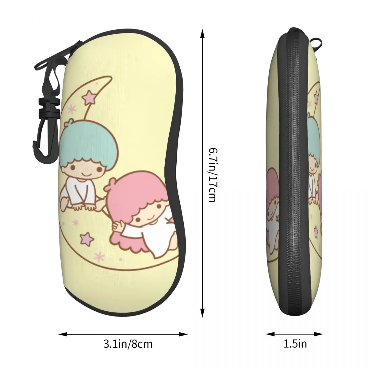 Sanrio Little Twin Stars Glasses Case Protective Glasses Storage Box Ultra Eye Contacts Case