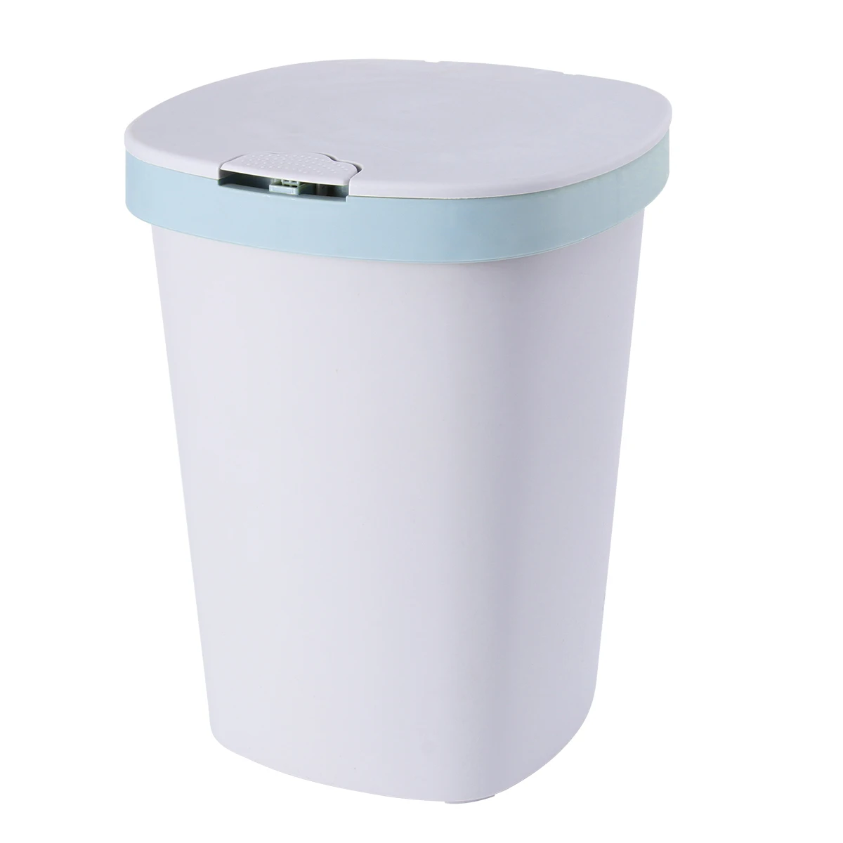 

Trash Can Flip Collapsible Commercial with Lid Sensor Sky-blue Small Cans Lids Office
