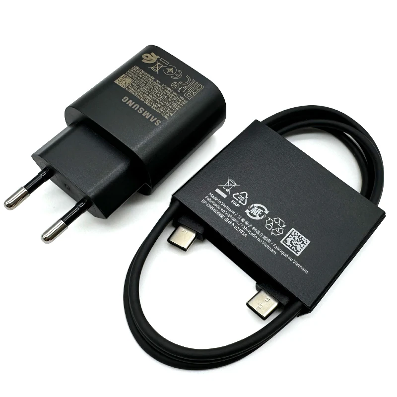 Samsung-cargador súper rápido PD, adaptador USB C de carga rápida para Galaxy S25 S23 S24 S21 S22 Plus A54 a73 A05 Z Flip Fold 7 6 5 4 3