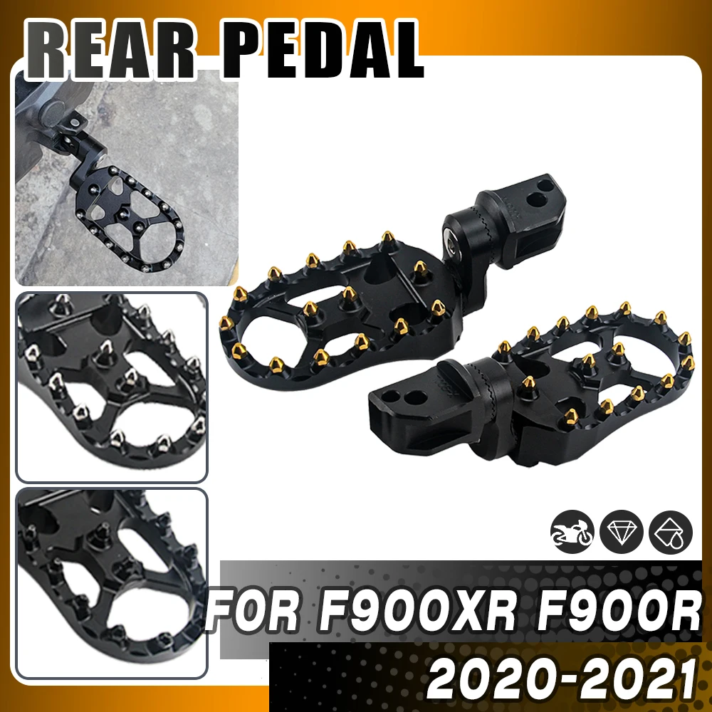 

Passenger Rear Footpegs Rest Pedal For BMW F900R f 900 r F900XR F 900 XR 2020 2021 Motorcycle Adjustable Foot Pegs Wide Footrest