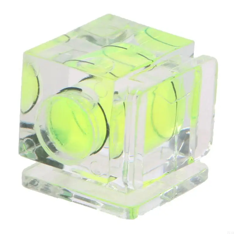 77JD Square Acrylic Spirit Mini Level Bubble Camera Bubble Level Untuk