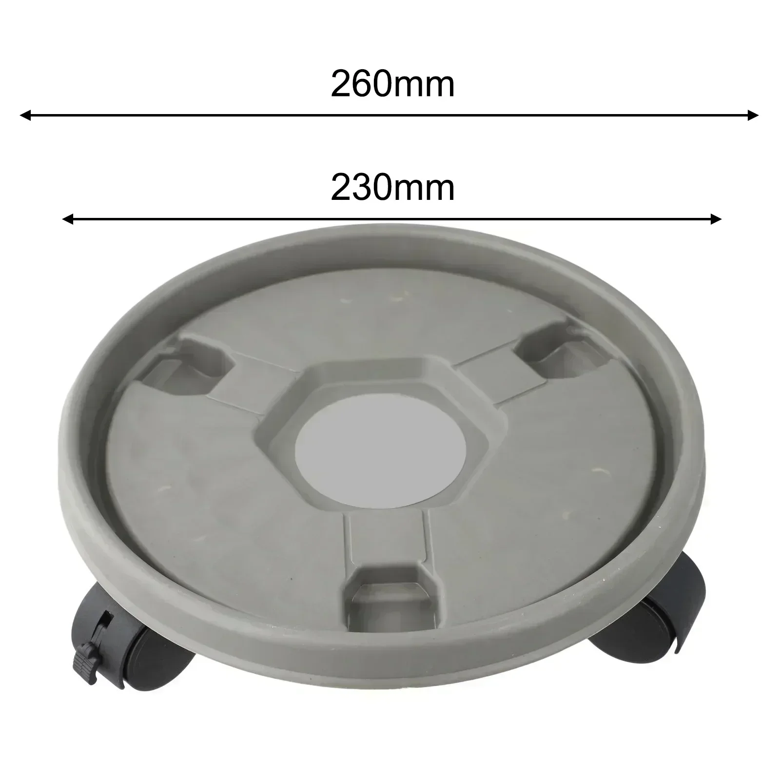 

Useful Practical New Flowerpot Base Tray Home Outdoor Living Plastic Roller Plate Support With Wheels Accessories