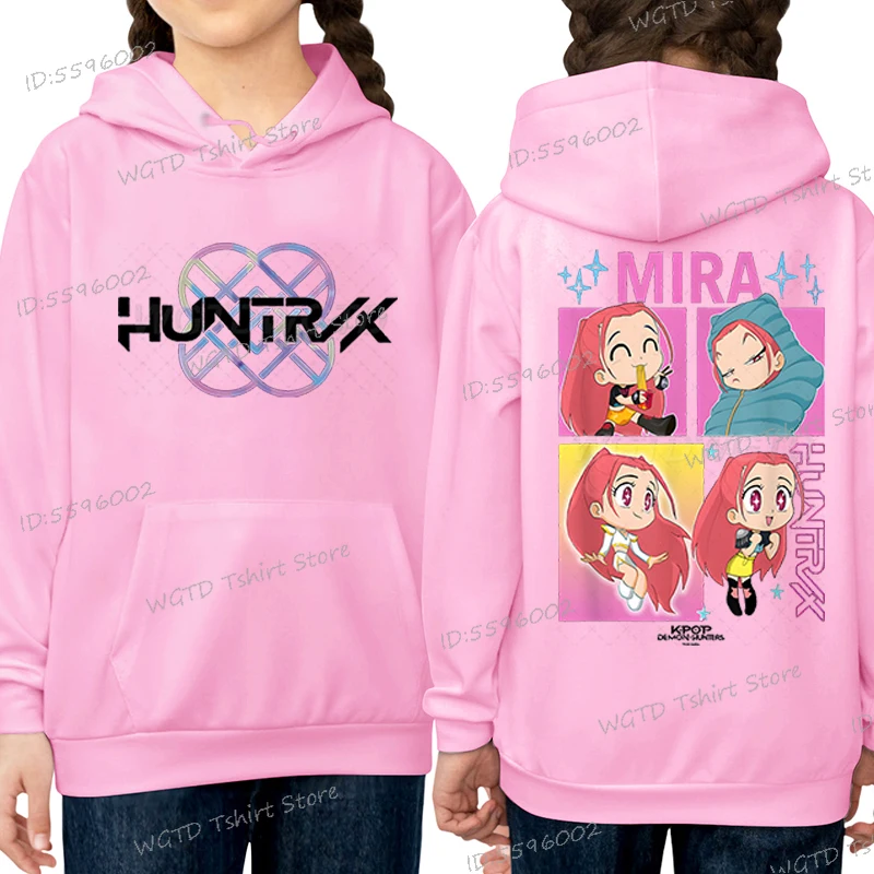 

Children's Clothing Hot Movie Print Mira Cartoon Sweatshirt Hoodie Men's Women's Sweater K-pop Anime Clothes Girl Outfits