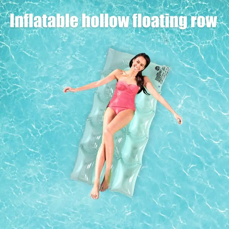 

Pool Floats for Adults Inflatable Floating Water Hammock Foldable Portable Pool Floats for Lake River Poolside Party Travel