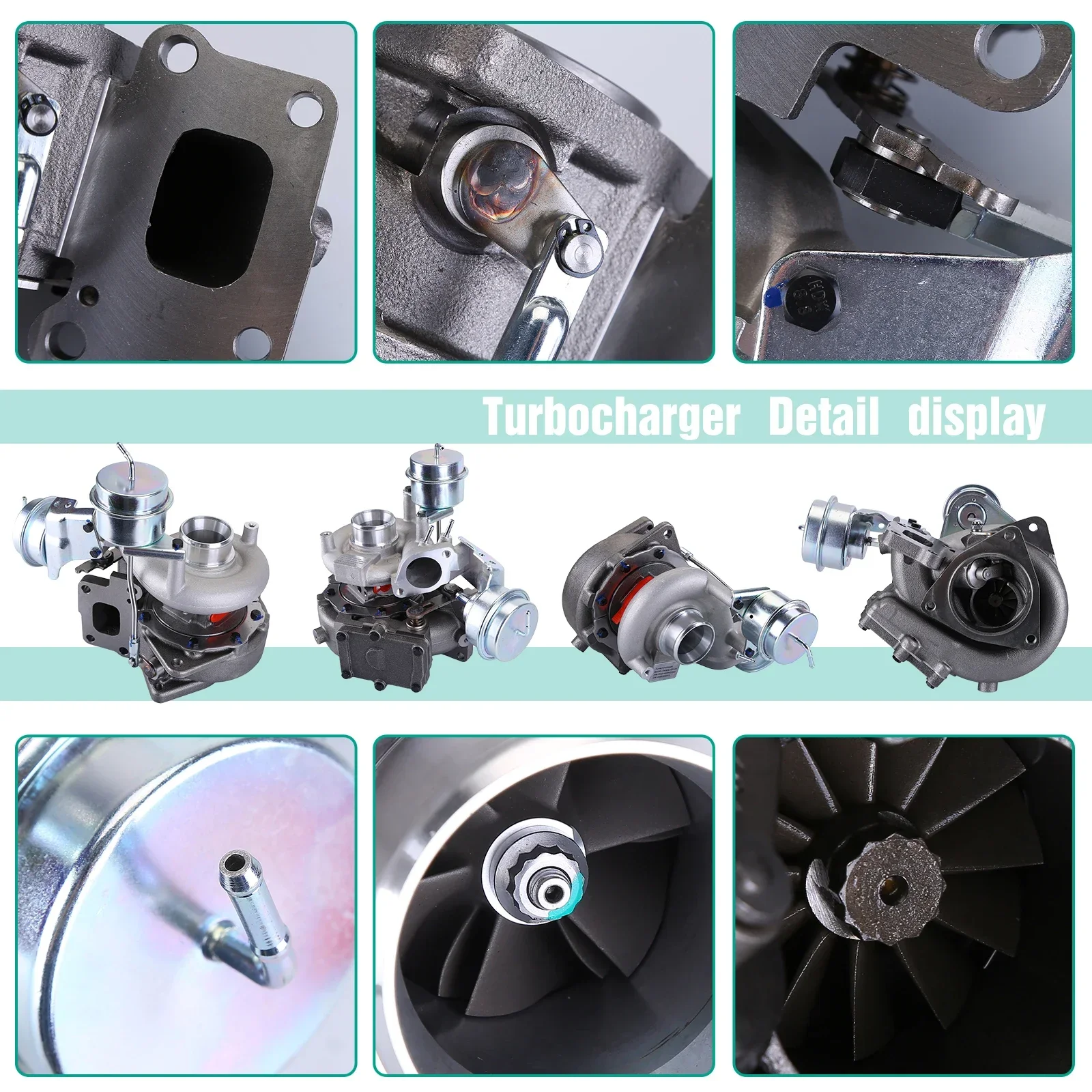 Turbocharger TD04HL Compatible for 2007-2012 Acura RDX 2.3L 49389-01043