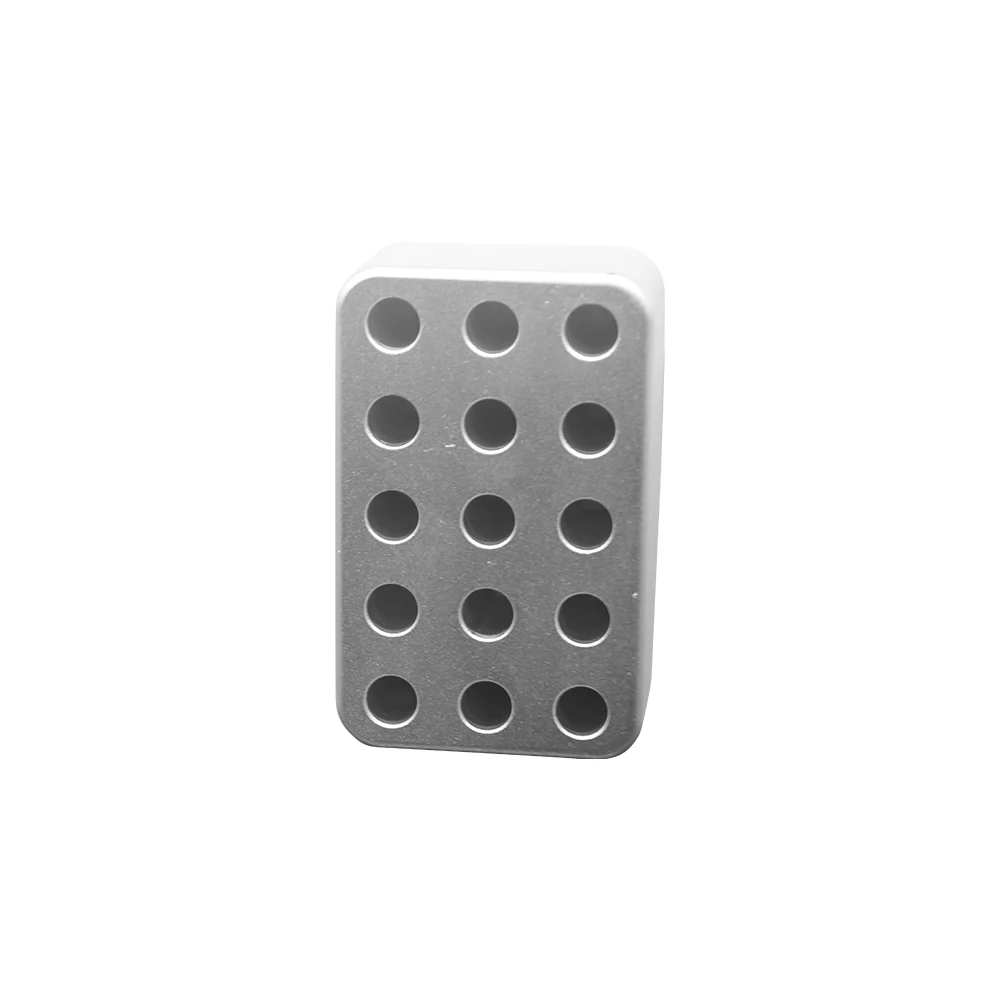 Aluminum Ice Box 1.5/2ML Centrifuge Tube Ice Block Low-temperature Thermostat Pre-cooled Multipurpose PCR Freezing Module