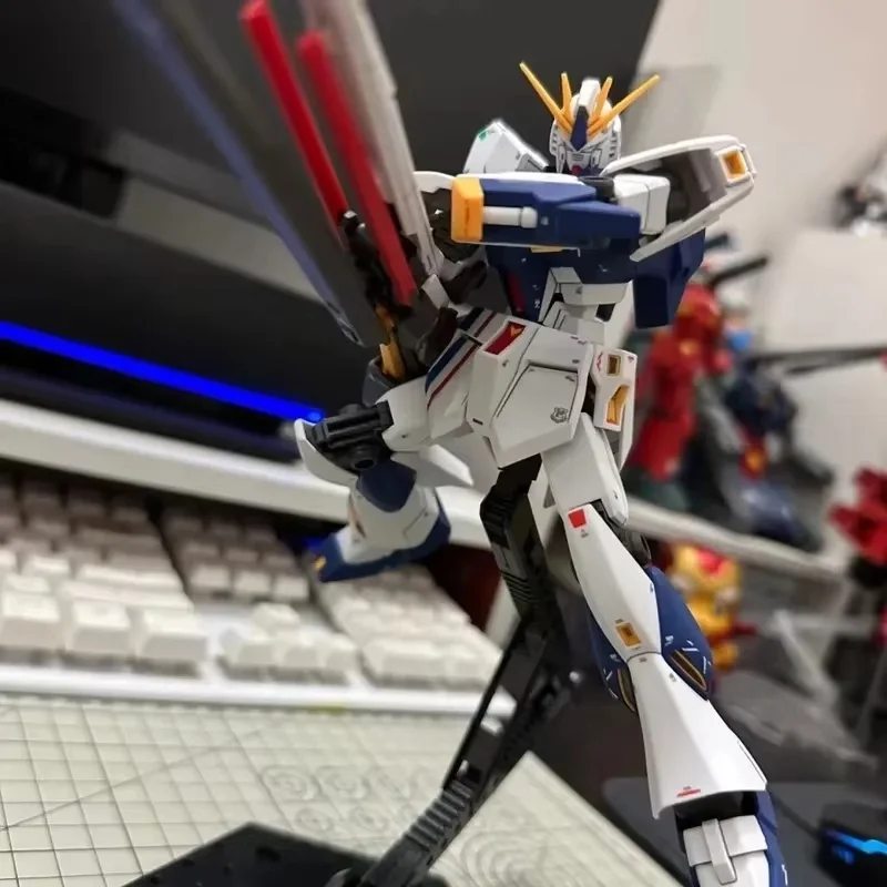 EG 1/144 V VFIGHTER RX-93B Mech Assembly Model Kit Action Figures Desktop Decoration Doll Boys' Puzzle Toys Gift Collectible