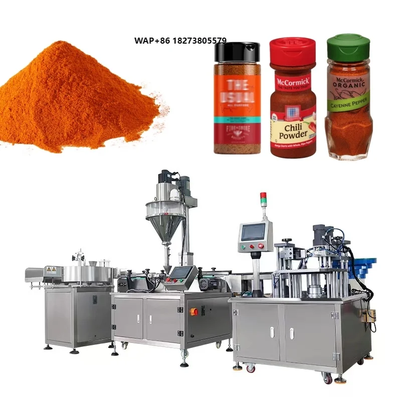 Factory Automatic Bottle Dry Spice Filling Machine Spice Dispenser Powder Filling Machine