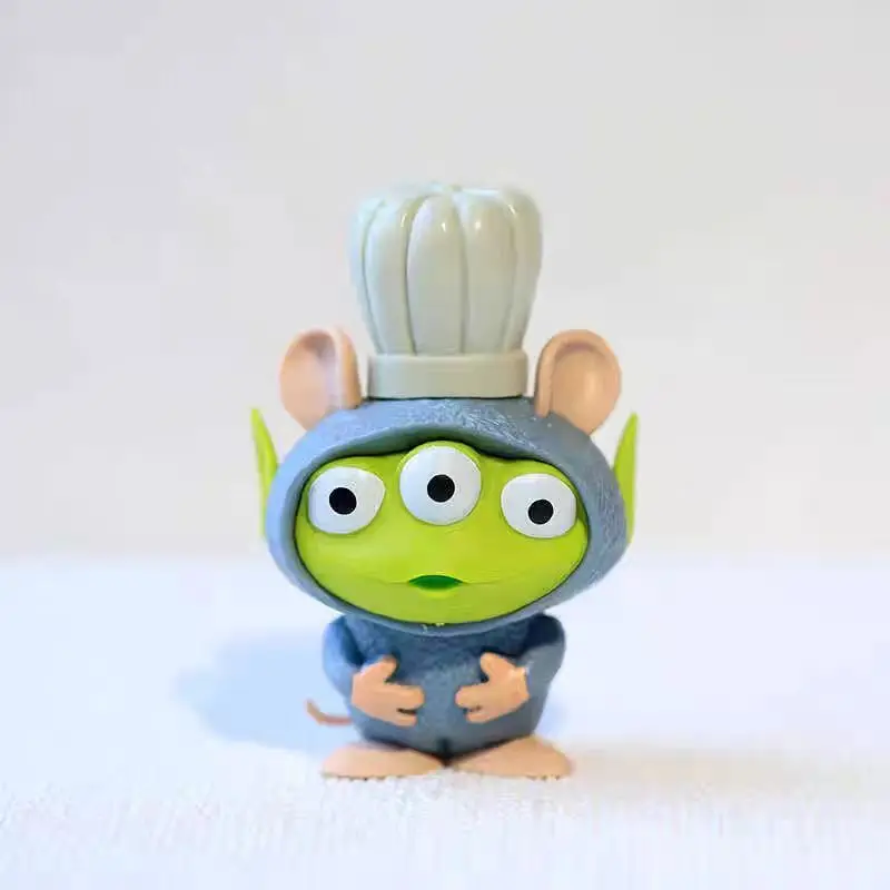 Animación de Disney Toy Story Alien COS arrastrar juguetes, modelos de escritorio, pequeños adornos cajas ciegas, regalos de cumpleaños