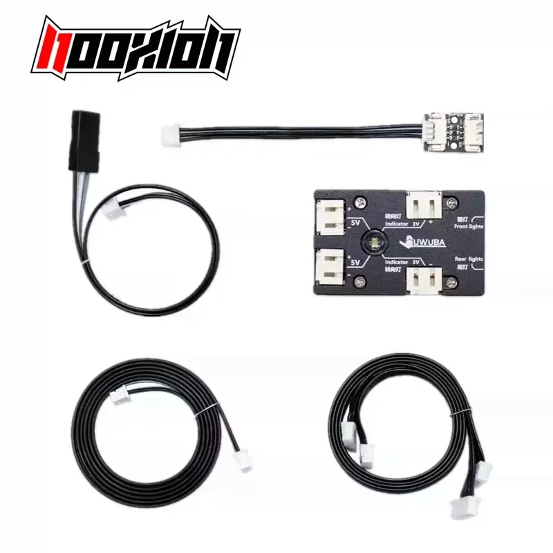 Cabos do módulo adaptador do sistema de som do caminhão rc adequados para nooxion e fury bear sistema de som kits adaptador do sistema de luz peças diy