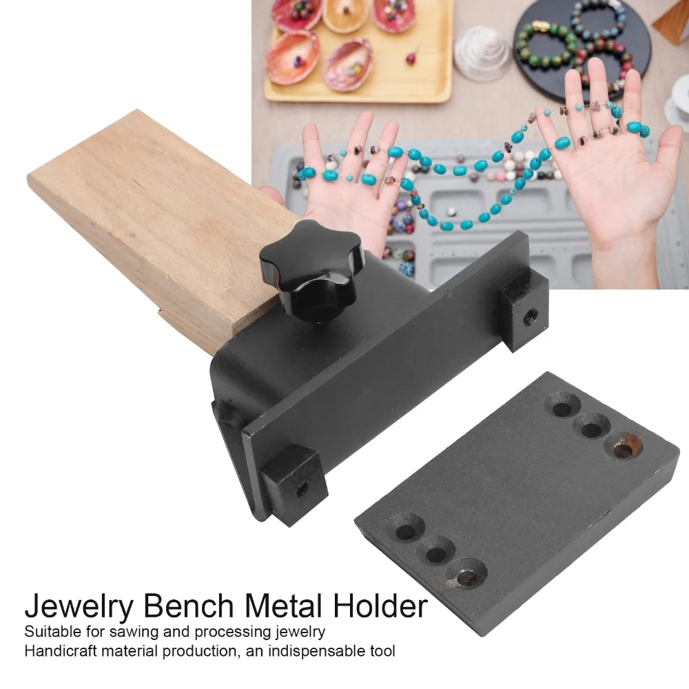 Punch-free design Jewelry Workbench Clamp Clamp mounting type Mini portable size Goldsmith Tool Fixed clip structure