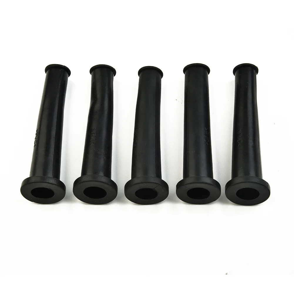 5pcs set 10 12mm Black Rubber Wire Cable Sleeve Boots Covers For Angle Grinder Power Cord Protective Power Tool