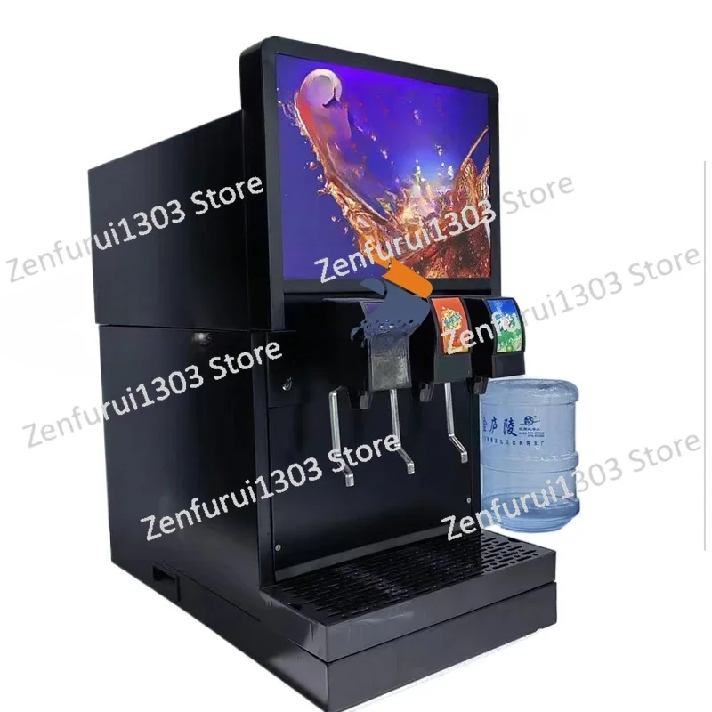 3 Flavor Cola Dispenser Soda Fountain Machine Soda Fountain Dispenser Mix Machine For Cold Drink Shop