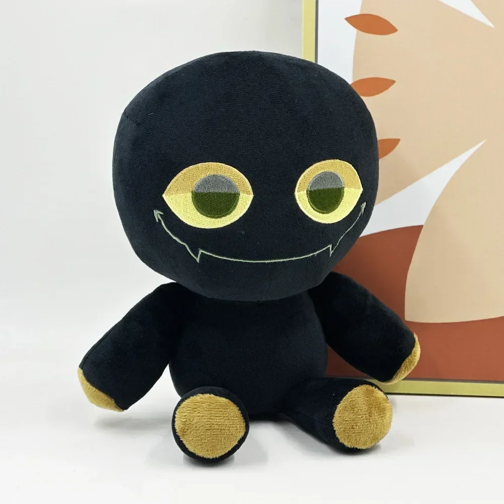 New 25cm Black Bob Plush Toy Slap Battles Bob Plush Stuffed Pillow Doll Toys for Children Birthday Gift