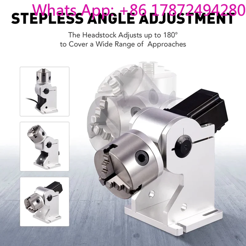 Rotary Axis for  20w 30w 50w  Fiber Laser Marking Machine High Quality Laser Marking Rotary Device Rotary