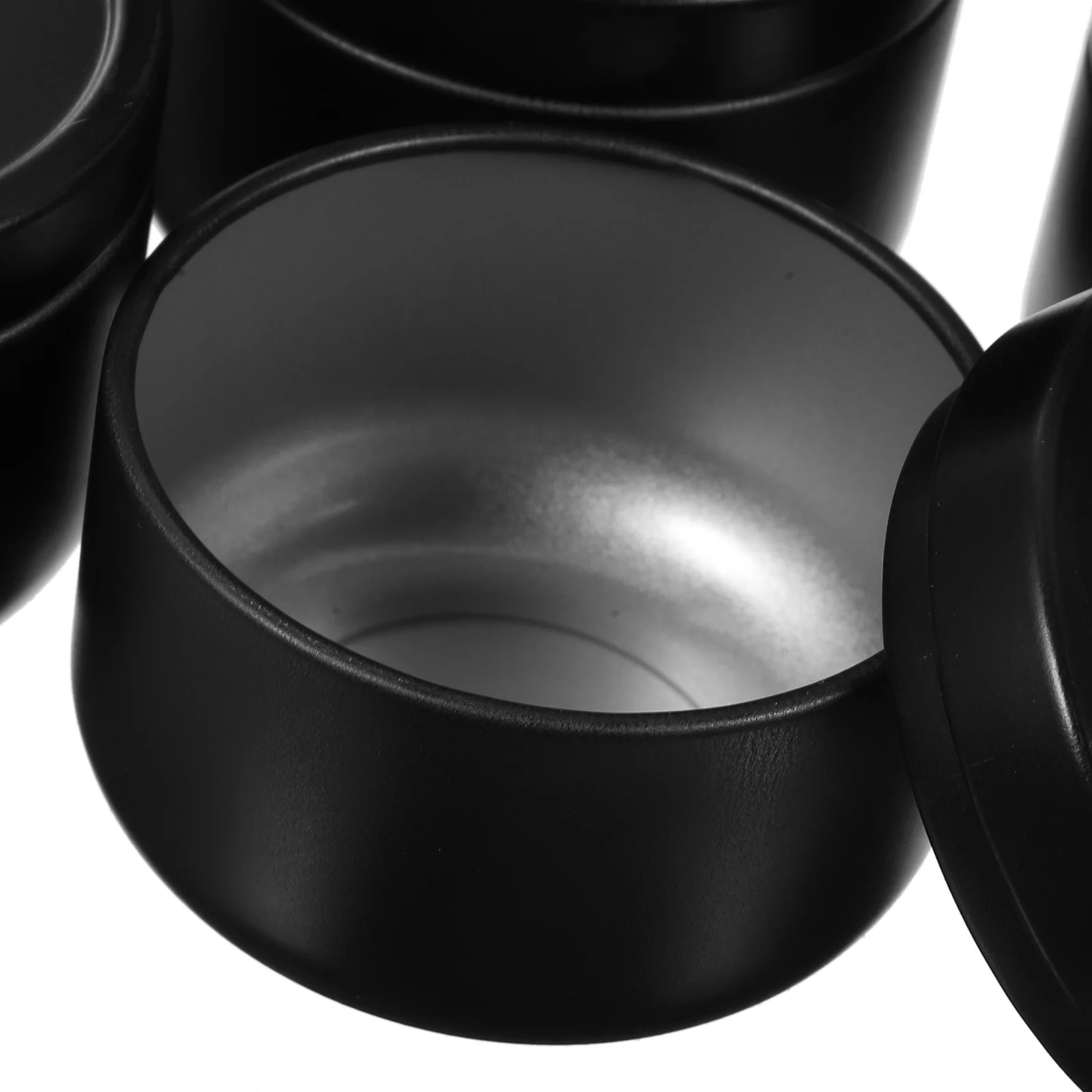 12 Stück Weißblechgläser, DIY-Behälter für Bastelkerzen, Balsam-Aufbewahrung, stark, verformungsfrei, mit Deckel, tragbar, kompakt