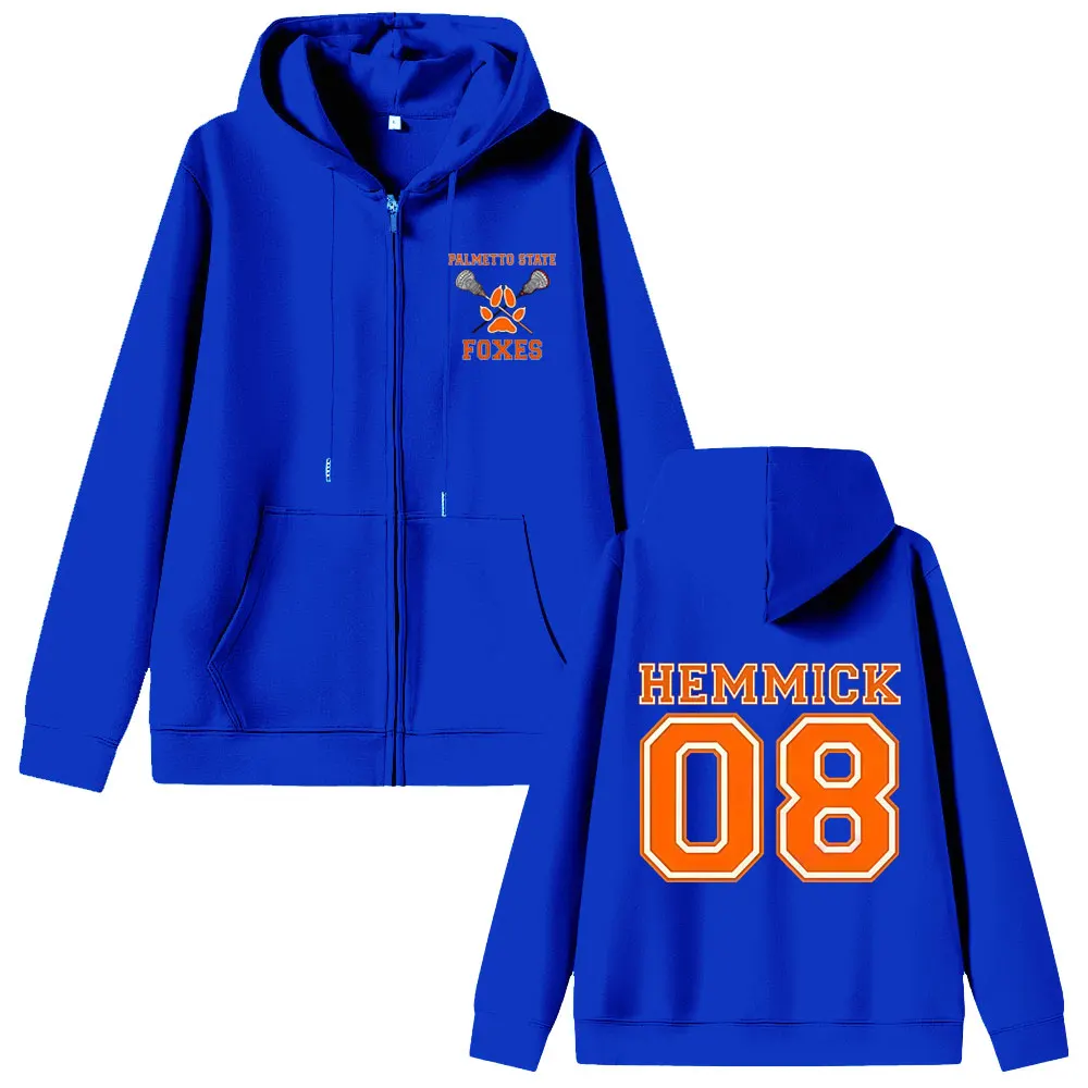 All for The Game The Foxhole Court Palmetto State Foxes Zipper Hoodie Man Fashion Oversized Jacket Men Women Vintage Zip Up Coat