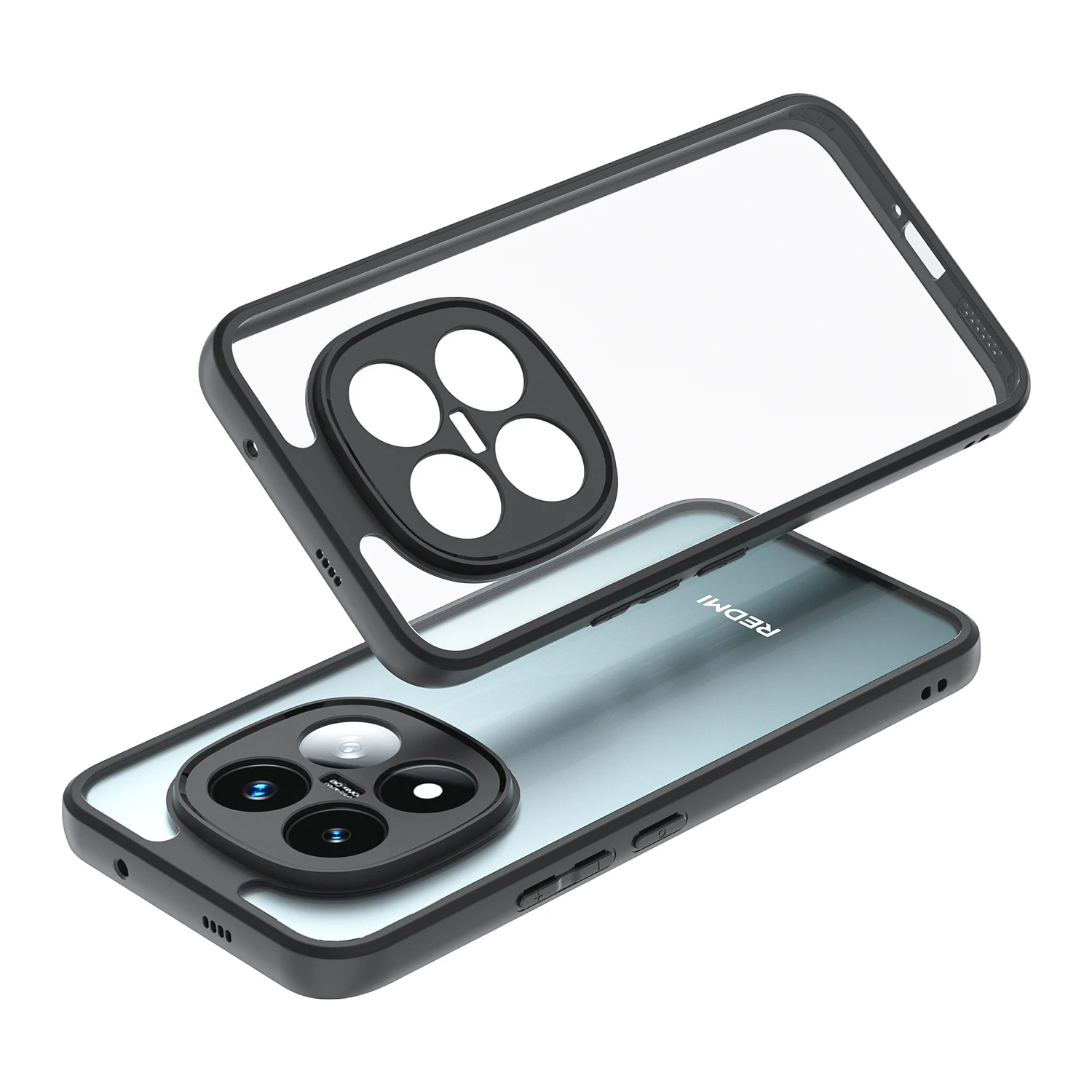 

for Xiaomi Redmi Note 15 Pro+ 5G Case [Camera Protection + Shockproof Corner ] Lightweight Soft Frame Hard Back Cover
