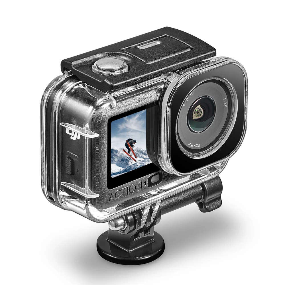 Obudowa do nurkowania 60m dla DJI Osmo Action 6, wodoszczelna obudowa podwodna, ochronna osłona do nurkowania, mocowanie, akcesoria do Action 6 — zdjęcie produktu 3