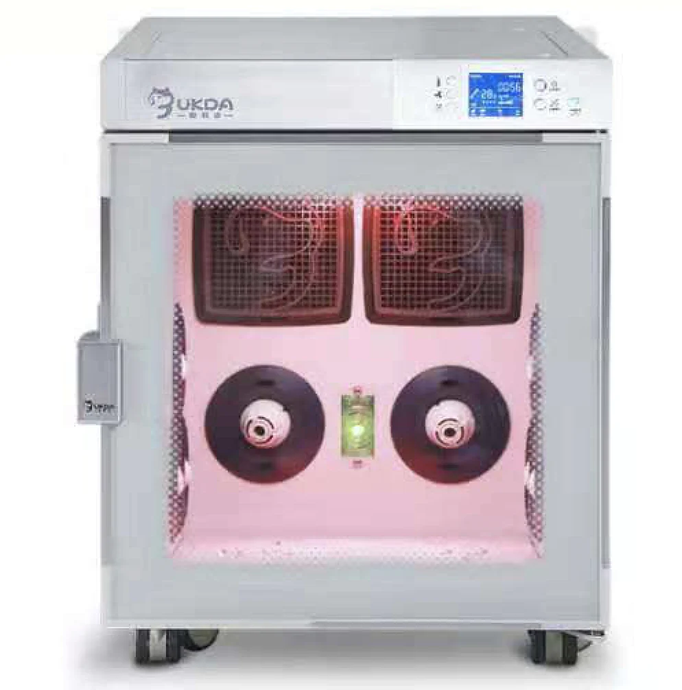 UKDA Pet Grooming Dryer Box U1+ U4 Chargeable Iron & Plastic Eco-Friendly Dog & Cat Hair Blower for Bathroom Use