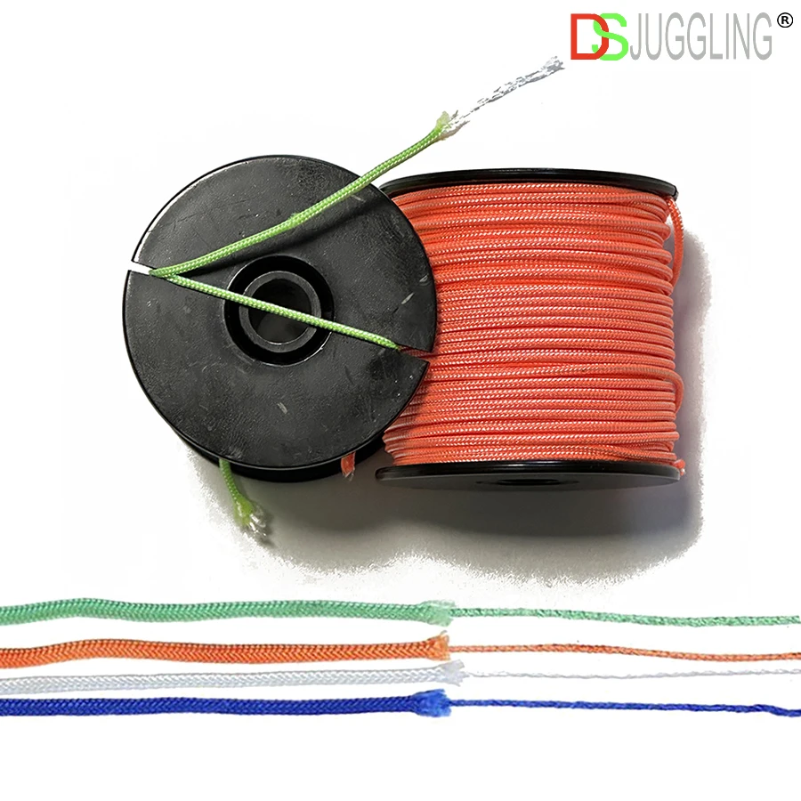 Diameter 1.6-1.8mm Sandwich Nylon Yoyo String, Sandwich Cotton Cord High Speed Rope for Diabolo