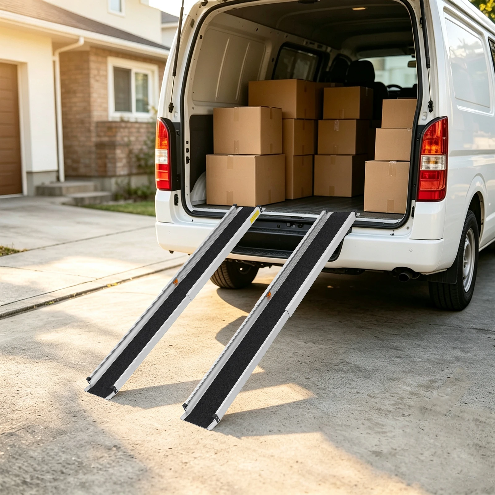 Portable Aluminum Wheelchair Threshold Ramp