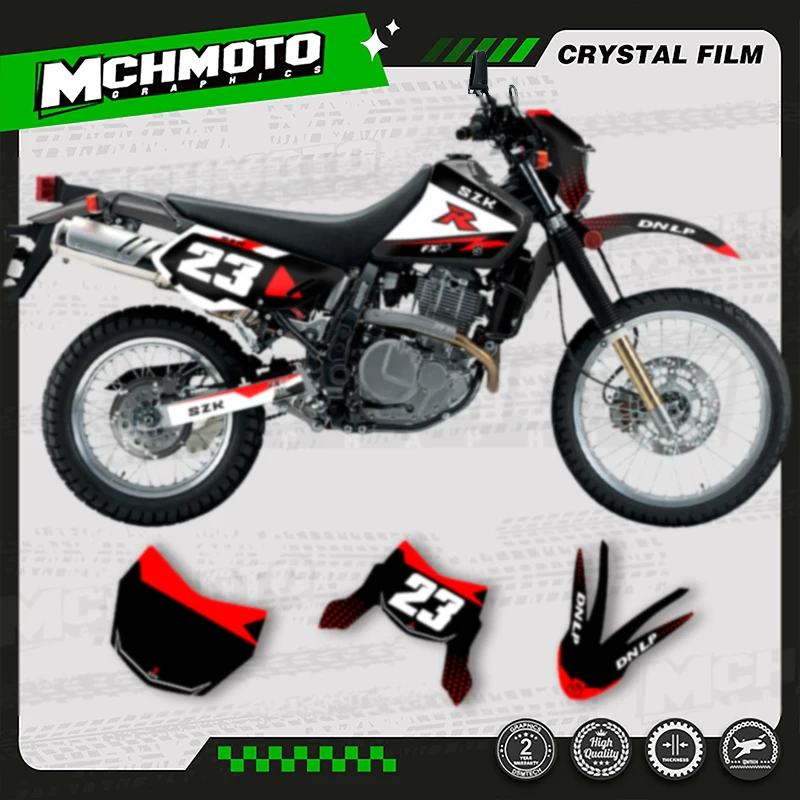 

MCHMFG MOTOR For SUZUKI DR650 1996 1997 1998 1999 2000 2001-2021 Full Fairing Motorcycle Graphics Decals Stickers Kits 001