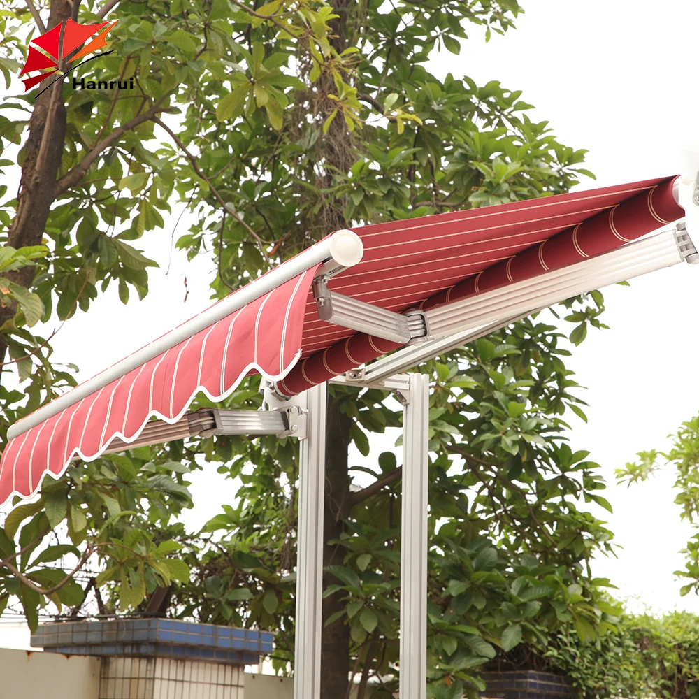 Awning Type K3 Electric Motor Retractable Awning Outdoor Arm Folding Awning