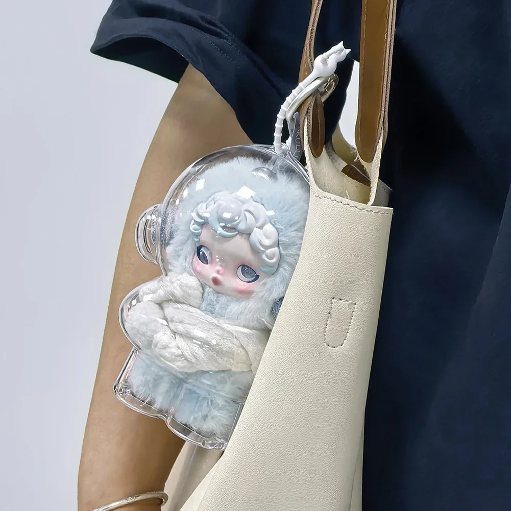 スカルパンダ 1PC 保護アクリル収納ケースぬいぐるみディスプレイバッグ人形なし透明ポータブルオーガナイザーボックス