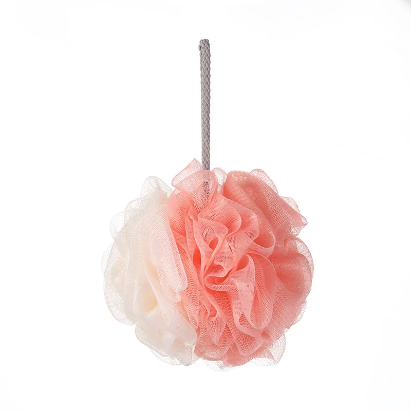 Source Factory Mesh Flower Loofah PE Bath Sponge Bathroom Pad Bath Natural Shower Ball Exfoliating Sponge Material Shower Ball